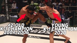 Buakaw at 42 Can he win a third K1 title Lets remember his fight against 30old Kimura [upl. by Auqenehs]