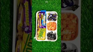 Chocolate Oreo Biscuits Lollipop Jelly Candy Popcorn amp Frooti Mango Drink Lunch Box Ideas 🥰 😋 [upl. by Ayimat]