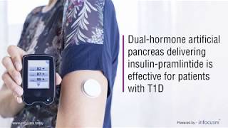 InsulinPramlintide DualHormone Artificial Pancreas Shows Efficacy in T1D Patients [upl. by Eidda143]