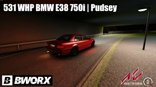 Thrashing a V12 BMW 7Series on the Street  Pudsey  Teaser Assetto Corsa [upl. by Ahen]