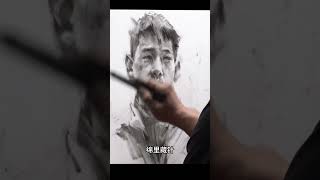 快速素描人像，画画 art drawing sketch painting artist draw artwork pencildrawing portrait [upl. by Elaen]