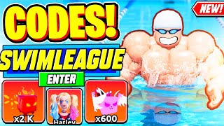 ⚠️New⚠️ ALL WORKING CODES For Swim League 2024  Roblox Swim League Codes 2024 [upl. by Aihtenyc]