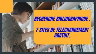 Recherche Bibliographique  7 Sites Web pour télécharger les livres et articles [upl. by Meerek]