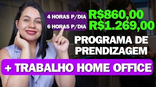 PROGRAMA DE APRENDIZAGEM REMUNERADO  TRABALHO HOME OFFICE NA EMPRESA APOIA SE [upl. by Pritchard]