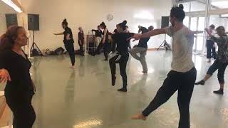 Cours de danse Contemporaine Studio Harmonic Corinne Lanselle 2018 [upl. by Esidnak]