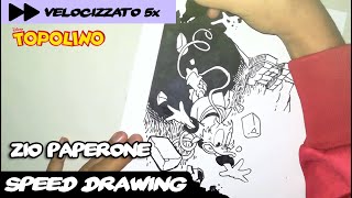 Zio Paperone  disegno in 19 min  Disney [upl. by Limoli979]