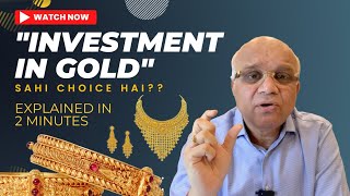 INVESTING In GOLD FOR FUTURE INSURANCE  Explained in 2 Minutes [upl. by Annaed]