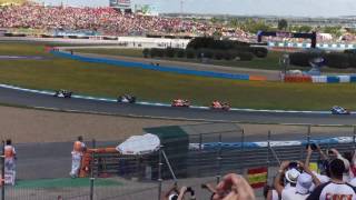 Gran Premio España MotoGP Jerez 2016 curva Angel Nieto Tribuna Q5 [upl. by Marne]