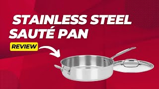 Cuisinart Stainless Steel Sauté Pan  Review [upl. by Deegan]