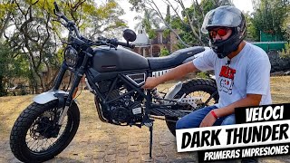 Veloci Dark Thunder 250 Hyper Scrambler  Primeras impresiones  Alets Go [upl. by Anilosi]