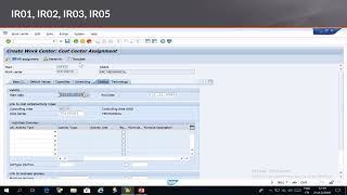 GU SAP S4H Work Center and Cost Center in SAP Plant Maintenance [upl. by Allit]