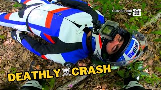 Insane Motorcycle Crash  Can You Survive  CrashBanditoNL [upl. by Nelon]