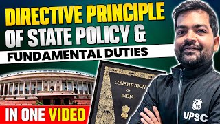 DPSP and Fundamental Duties explained in 1 Video 🖊️ Indian Polity  UPSC Wallah [upl. by Lirpa]