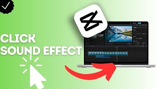 How to add Click Sound Effect in CapCut [upl. by Sidnak827]