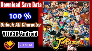 JStars Victory Vs PS Vita Vita3K Save Data 100 Unlock All Character [upl. by Naillimxam339]