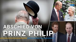 Die Beerdigung von Prinz Philip So nehmen die Royals Abschied [upl. by Llenrev]