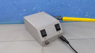 How to make a rechargeable soldering iron at home  homemade rechargeable soldering iron from PVC [upl. by Richma]