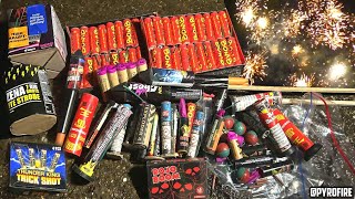 OVERGEBLEVEN VUURWERK AFSTEKEN [upl. by Held]