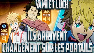 YAMI ET LUCK ARRIVENT SUR BLACK CLOVER MOBILE CALENDRIER DES FUTURS PERSONNAGES ET BANNIERES [upl. by Atile]