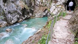 Tolmin gorge Triglav National Park Slovenia [upl. by Attem]