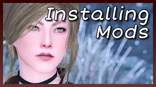 Installing Skyrim Mods on Mod Organizer 2 [upl. by Bjork866]