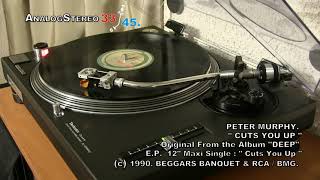 Peter Murphy  quot Cuts You Upquot  En Vinyl Maxi Single 12quot ¡¡¡ [upl. by Ecirtal]