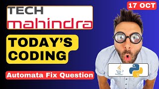 17 OCT  Tech Mahindra Coding Questions 2023  Tech Mahindra Assessment Test 2023  Tekno UF [upl. by Kilgore308]