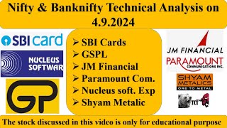 89 SBI Cards GSPL JM Financial Paramount Communication Nucleus software Export Shyam Metalic TCT [upl. by Howzell]