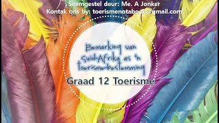 GR 12 TOERISME BEMARKING [upl. by Dric]