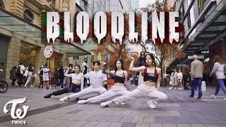 DANCE IN PUBLIC TWICE X Kiel Tutin “Bloodline Ariana Grande” Dance Cover  ONE TAKE [upl. by Hcab]