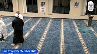 Isha Prayer September 26th [upl. by Euginimod]