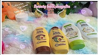 Garnier Ultra Doux Shampoo  💯Honest Review  organic shampoo Beautybuzzshagufta [upl. by Adnirim]