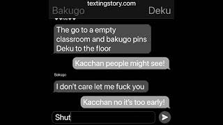 Bakudeku texting story 1318 [upl. by Inor43]