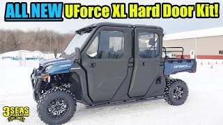 ALL NEW OEM Hard Doors w Glass Power Windows 2024 CFMoto UForce 1000 XL  Ice Crushers Cab Heater [upl. by Aidin]