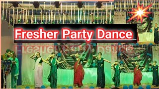 ✨ Freshers Party Dance 2k24 in medical CollegeasmcfirozabadDance performance by medical students [upl. by Etnud]