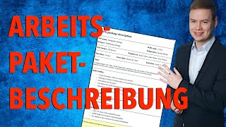 Die Arbeitspaketbeschreibung im Projektmanagement einfach erklärt [upl. by Halyahs]