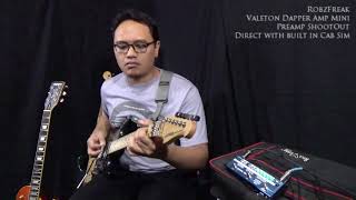 Valeton Dapper Amp Mini preamp shootout [upl. by Anahs]