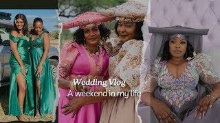 VLOG  Wedding Vlog Okarui inside💍❤️🫶🏽 Namibian YouTuber 🇳🇦🇳🇦 [upl. by Ayrotal178]