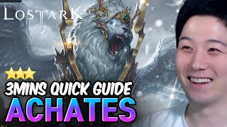 Guardian Raid 3mins Achates Guide  Lost Ark [upl. by Lednar665]