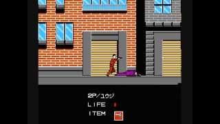 Famicom「もっともあぶない刑事  Mottomo Abunai Deka」Gameplay [upl. by Sabec268]