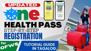 One Health Pass Registration  Easy Guide Tutorial for OFWs  OHP Barcode amp QR code [upl. by Ecyrb444]