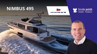 Nimbus 495 Flybridge quotAn island of its ownquot  First WalkThrough Video in Sweden [upl. by Dario739]