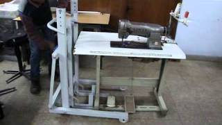 Sewing Machine Forklift Sewing machine shifting trolley [upl. by Akela]