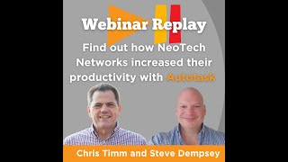 Learn how an MSP Streamlined his business with Autotask [upl. by Riana81]