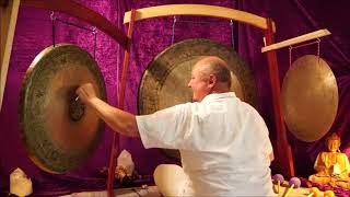 A gong sound dream trip with three Nepali gongs [upl. by Artemas]