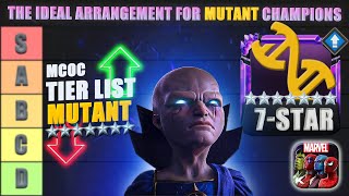 mcoc mutant the best champions 7 star amp tier list [upl. by Camp837]