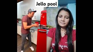 Worlds Largest Jello Pool shorts trending worldslargestjellopool markrober parioraon love [upl. by Lotsirhc]