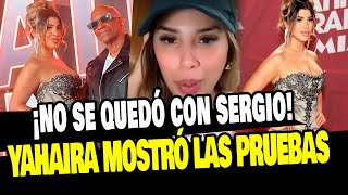 YAHAIRA PLASENCIA NEGÓ A SERGIO GEORGE Y MUESTRA PRUEBAS DE SU HOTEL [upl. by Laertnom735]