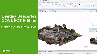 Bentley Descartes CONNECT Edition Convert a 3MX to a 3SM [upl. by Auqinihs]