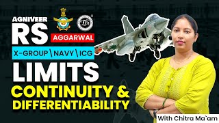 Limits Continuity amp Differentiability MATHS with Chitra Maam XGroup Navy CGTHE TUTORS Academy [upl. by Enelrac263]